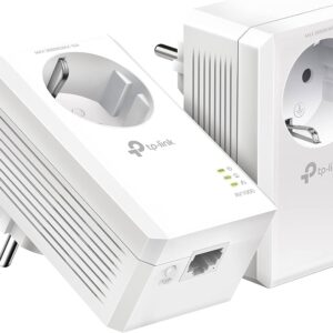 TP-Link TL-PA7017P KIT AV1000, Powerline Passthrough Starter Kit, HomePlug AV2, Gigabit-LAN, 2er-Pack, inkl. LAN-Kabel, OVP | Zustand: Neu