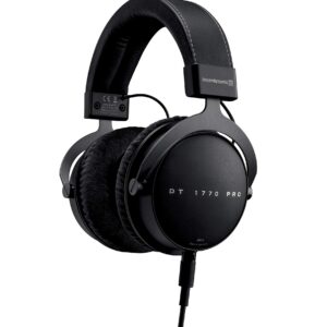 beyerdynamic DT 1770 PRO Schwarz, Geschlossener Studiokopfhörer, 250 Ohm, Tesla-Technologie, Made in Germany, inkl. Hardcase & Wendelkabel, Gebrauchsspuren an Polstern | Zustand: Gut