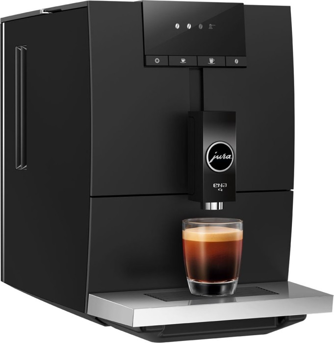 Jura ENA 4 Metropolitan Black, Kaffeevollautomat, kompakt, One-Touch, AromaG3-Mahlwerk, P.E.P. | Zustand: Gut