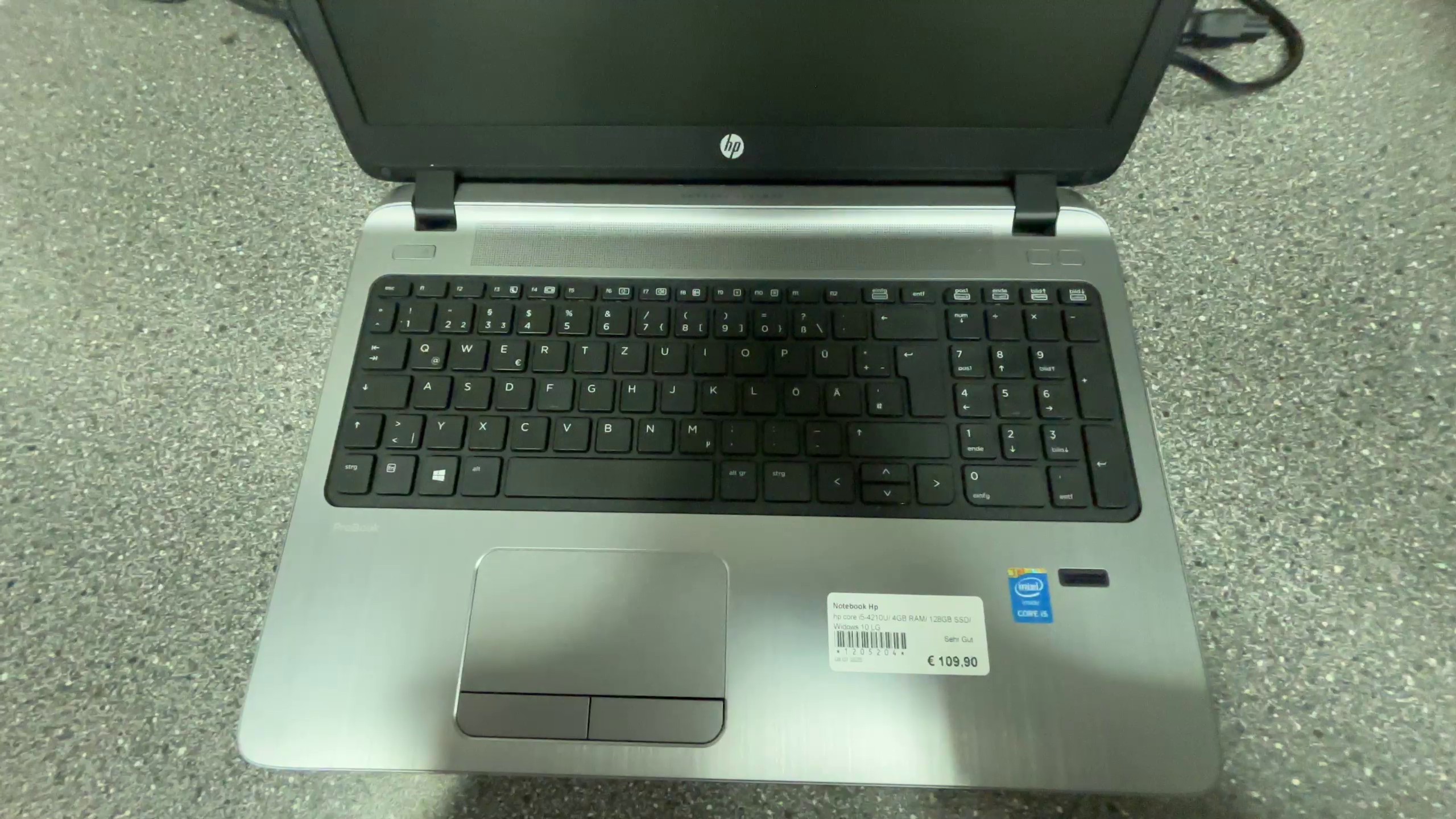 HP ProBook 450 G2 2014 Schwarz Silber, Schaltet sich nicht mehr ein, ohne Garantie | Zustand: Sehr Gut – Bild 2