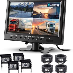 Podofo M1810 Rückfahrkamera, Universelle Rückfahrkamera, Parksystem mit Monitor, originalverpackt | Zustand: Wie Neu