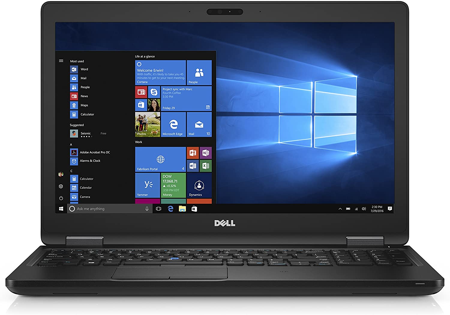 Dell Latitude 5580 i7-7820HQ, 16GB RAM, 256GB SSD, Windows ist installiert, BIOS ist gesperrt | Zustand: Gut