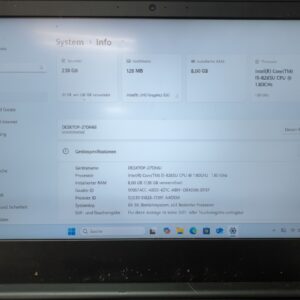 Lenovo ThinkPad E490 2018 Schwarz, 14 Zoll FHD, Intel Core i5-8265U, 8GB RAM, 256GB SSD, Windows, inkl. Ladegerät | Zustand: Gut