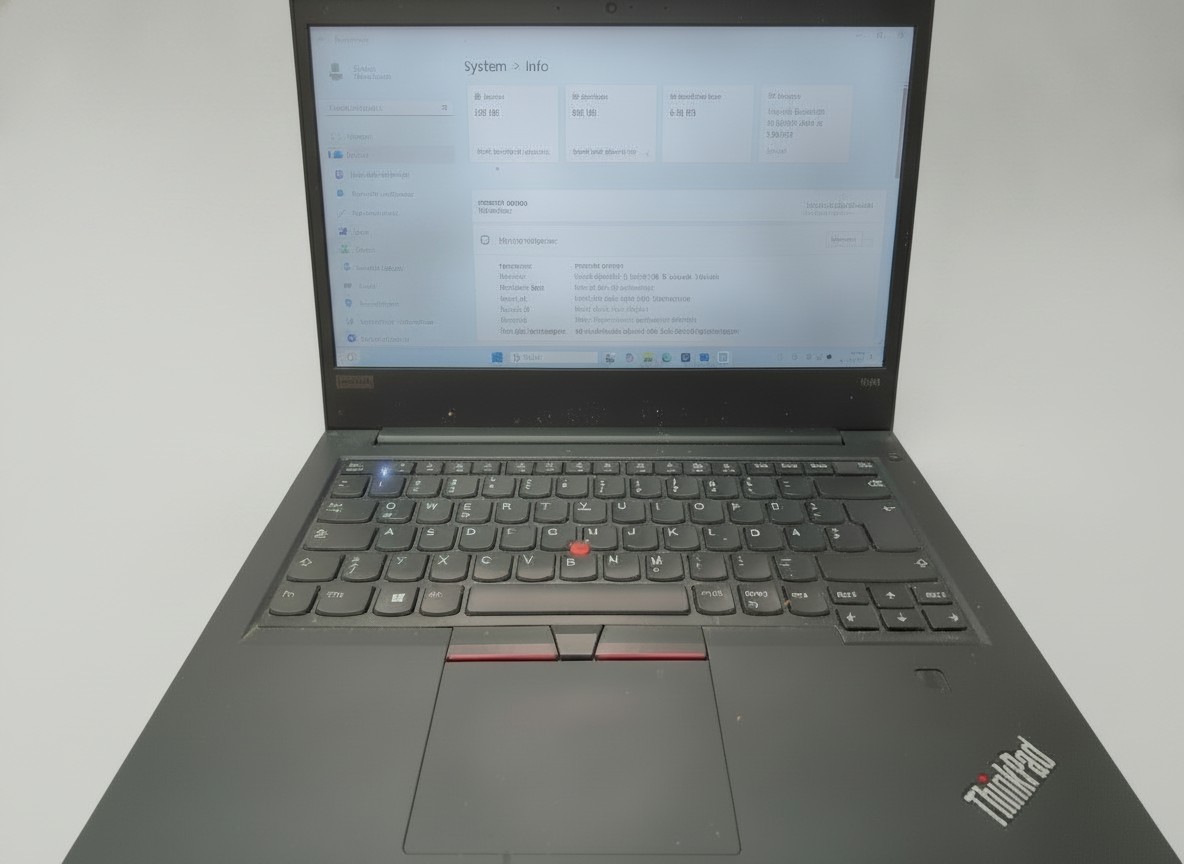 Lenovo ThinkPad E490 2018 Schwarz, 14 Zoll FHD, Intel Core i5-8265U, 8GB RAM, 256GB SSD, Windows, inkl. Ladegerät | Zustand: Gut – Bild 3