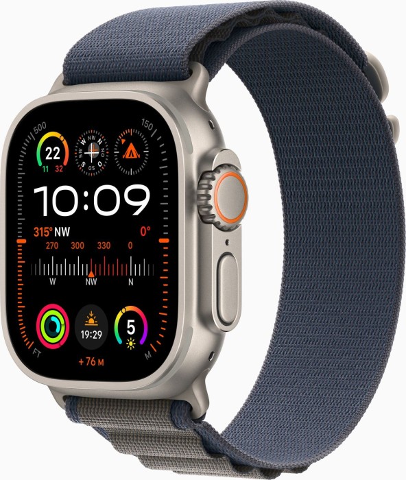 Apple Watch Ultra 2, OVP, Mit Alpine Loop Band, Akku 94% Kapazität, inkl. Ladekabel. | Zustand: Sehr Gut | Farbe: schwarz