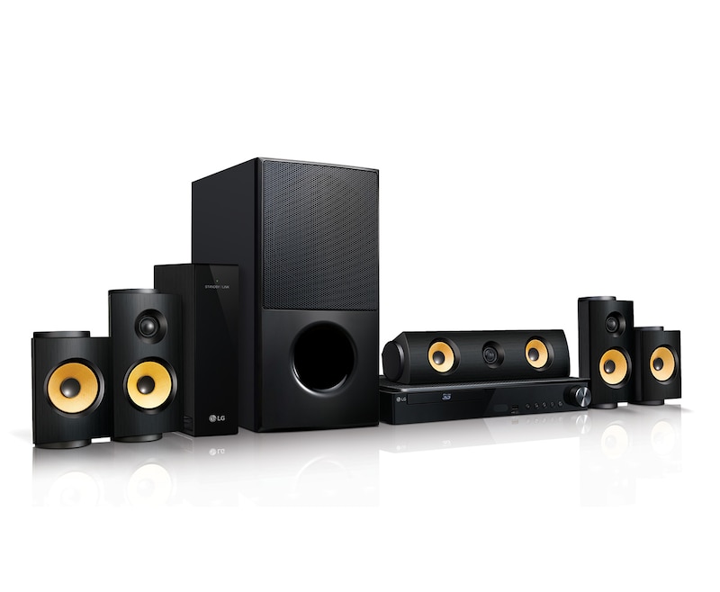 LG LHA825W, Schwarz, 5.1 3D Blu-ray Heimkinosystem, 1200 Watt, Smart TV, WLAN, Bluetooth, OVP | Zustand: Wie Neu – Bild 3