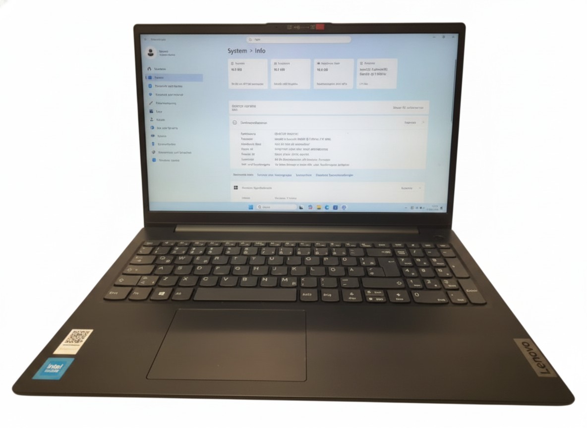 Lenovo V15 G2 IJL Schwarz, 15,6 Zoll FHD, Intel Celeron N4500, 16 GB RAM, 512 GB SSD, Windows 11 Home | Zustand: Sehr Gut