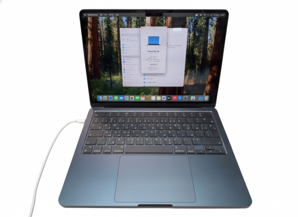 Apple MacBook Air 13 M3 2024 Mitternacht, Apple M3, 16 GB RAM, 512 GB SSD, 26 Zyklen | Zustand: Sehr Gut