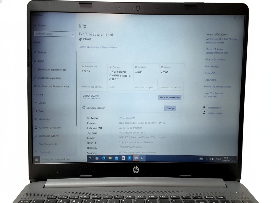 HP 250 G8 Dunkelgrau, Intel Core i5-1135G7, 8GB RAM, 512GB SSD, 15,6 Zoll Display, inkl. Ladegerät | Zustand: Gut