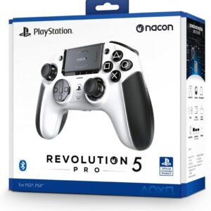 Nacon Revolution 5 Pro Weiß, Professioneller Wireless-Controller mit Hall-Effekt-Technologie für PS5, PS4 und PC | Zustand: Wie Neu