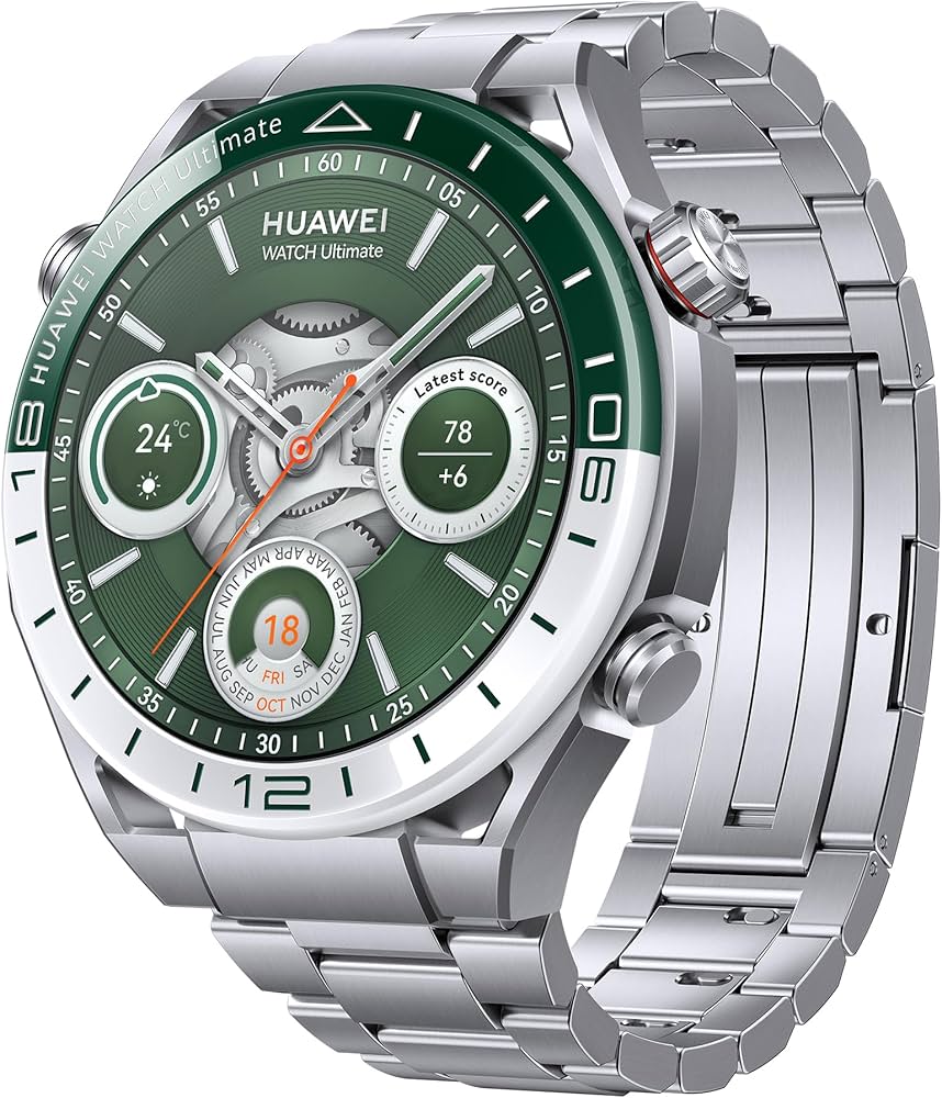 Huawei Watch Ultimate Green 2024, Smartwatch, Grün, ohne Ladegerät | Zustand: Sehr Gut | Farbe: silber – Bild 2