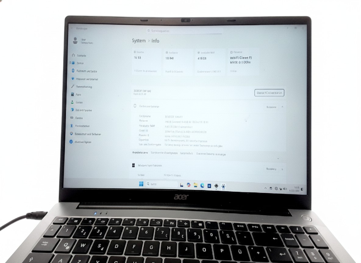 Acer Aspire 3 Celeron N4500 Silber, Intel Celeron N4500, mit Ladegerät | Zustand: Sehr Gut – Bild 2