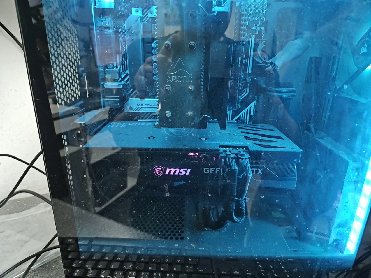 Custom Gaming PC i7-11700F RTX 3060 Ti, Intel Core i7-11700F, MSI RTX 3060 Ti, 16GB RAM, 1.5TB Speicher, Windows 11, | Zustand: Gut