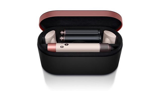 Dyson Airwrap i.d. Ceramic Pink Roségold (2024), 1300 W, Coanda-Technologie, inkl. Aufsätze & schwarzer AuFernbedienungewahrungsbox | Zustand: Sehr Gut