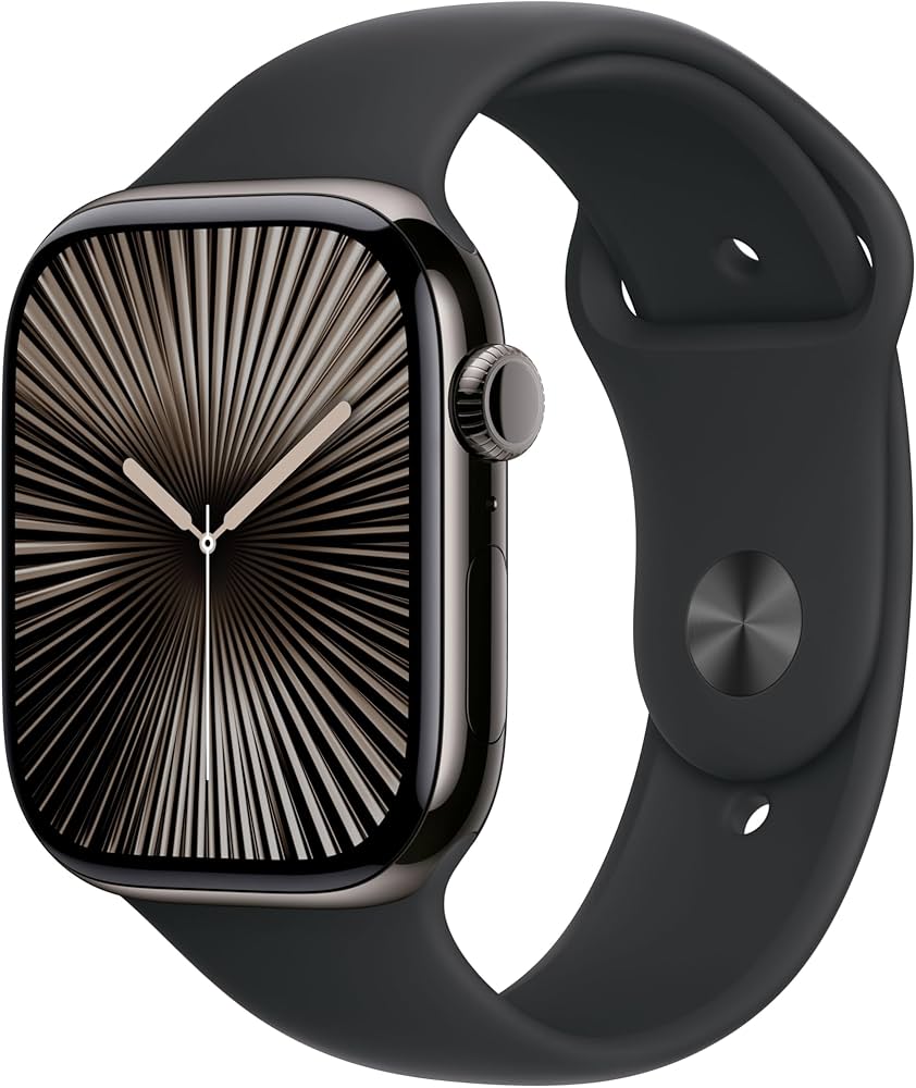 Apple Watch Series 10 46mm Titan Schiefer, GPS + Cellular, ohne Ladegerät | Zustand: Sehr Gut | Farbe: schwarz – Bild 2