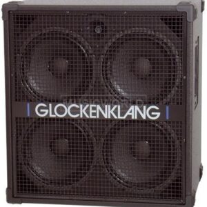 Glockenklang Quattro Schwarz, Bassbox, 800 Watt, 8 Ohm, 36 Hz - 18 kHz, regelbarer Tweeter, Abrieb an Gehäusekanten, inkl. Lautsprecherkabel | Zustand: Gebraucht
