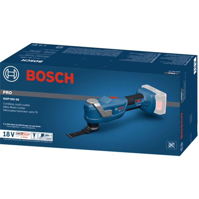 Bosch GOP 18V-30 Blau, Akku-Multifunktionswerkzeug, Professional, neu | ovp | Zustand: Gut