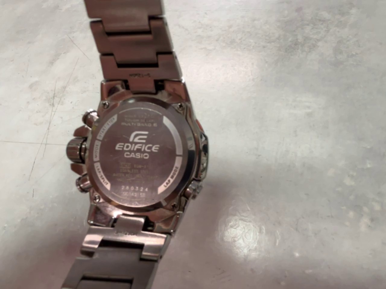 Casio Edifice EQW-A1000 Silber, Solar Funkuhr Herrenuhr Edelstahl Smart Access Multiband 6 | Zustand: Gut | Farbe: schwarz – Bild 4