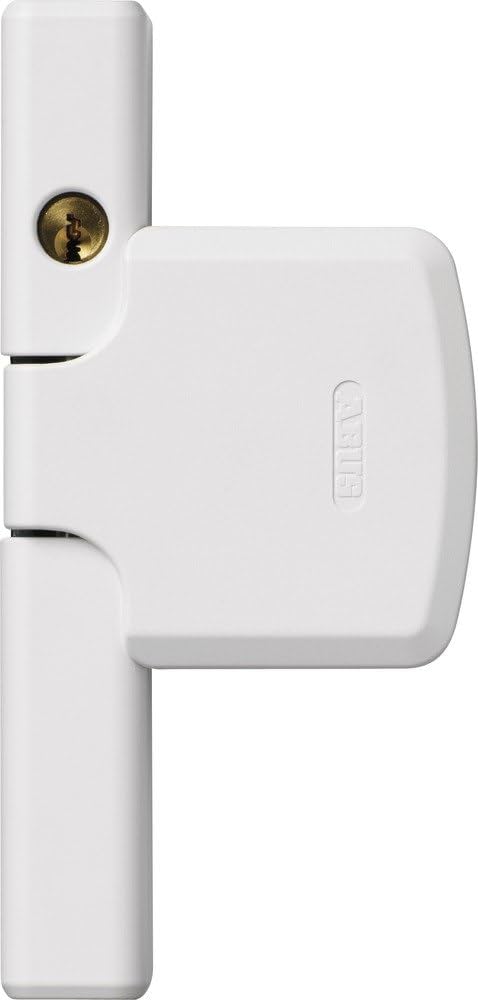 ABUS FTS206 Weiß, Fenstersicherung für nach innen öffnende Fenster, zweistufige Verriegelung, inkl. OVP | Zustand: Wie Neu