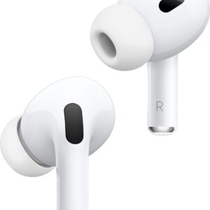 Apple AirPods Pro (2. Gen.) Weiß, Kabellose In-Ear-Kopfhörer mit aktiver Geräuschunterdrückung, H2 Chip und Ladecase | Zustand: Gut