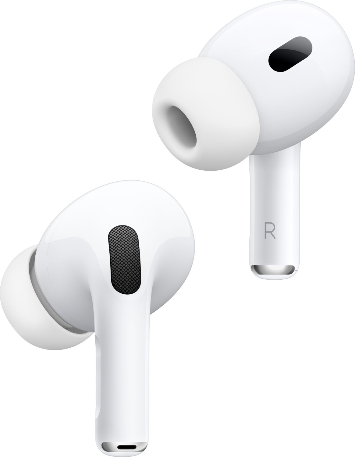 Apple AirPods Pro (2. Gen.) Weiß, Kabellose In-Ear-Kopfhörer mit aktiver Geräuschunterdrückung, H2 Chip und Ladecase | Zustand: Gut