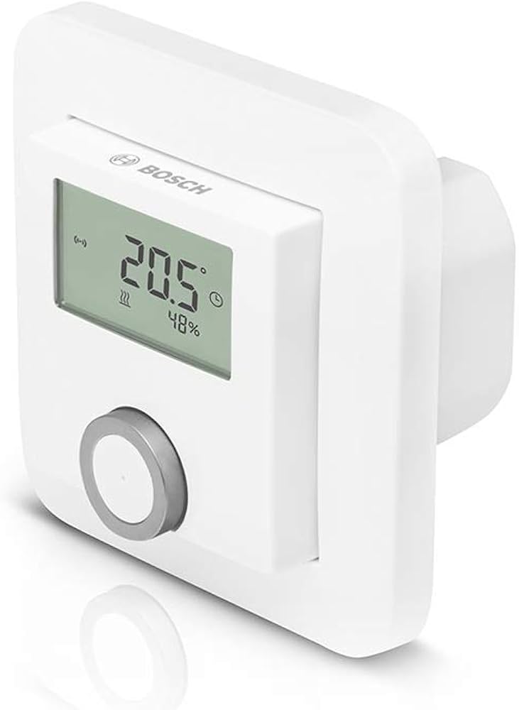 Bosch Smart Home Raumthermostat II, Unterputz, 230V, Funk-Thermostat zur Steuerung kabeLadegerätebundener Heizsysteme. | Zustand: Neu