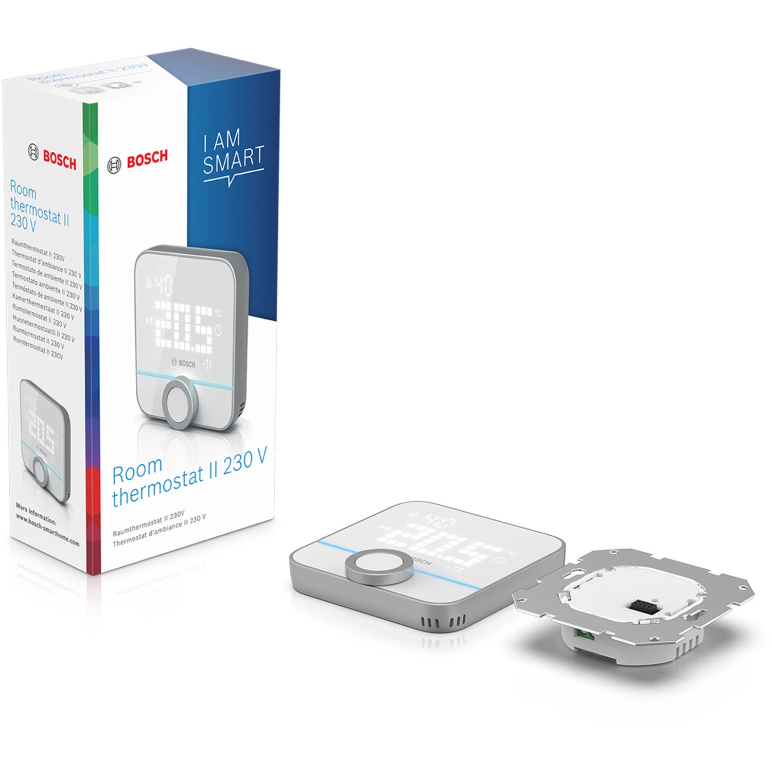 Bosch Smart Home Raumthermostat II, Unterputz, 230V, Funk-Thermostat zur Steuerung kabeLadegerätebundener Heizsysteme. | Zustand: Neu – Bild 5