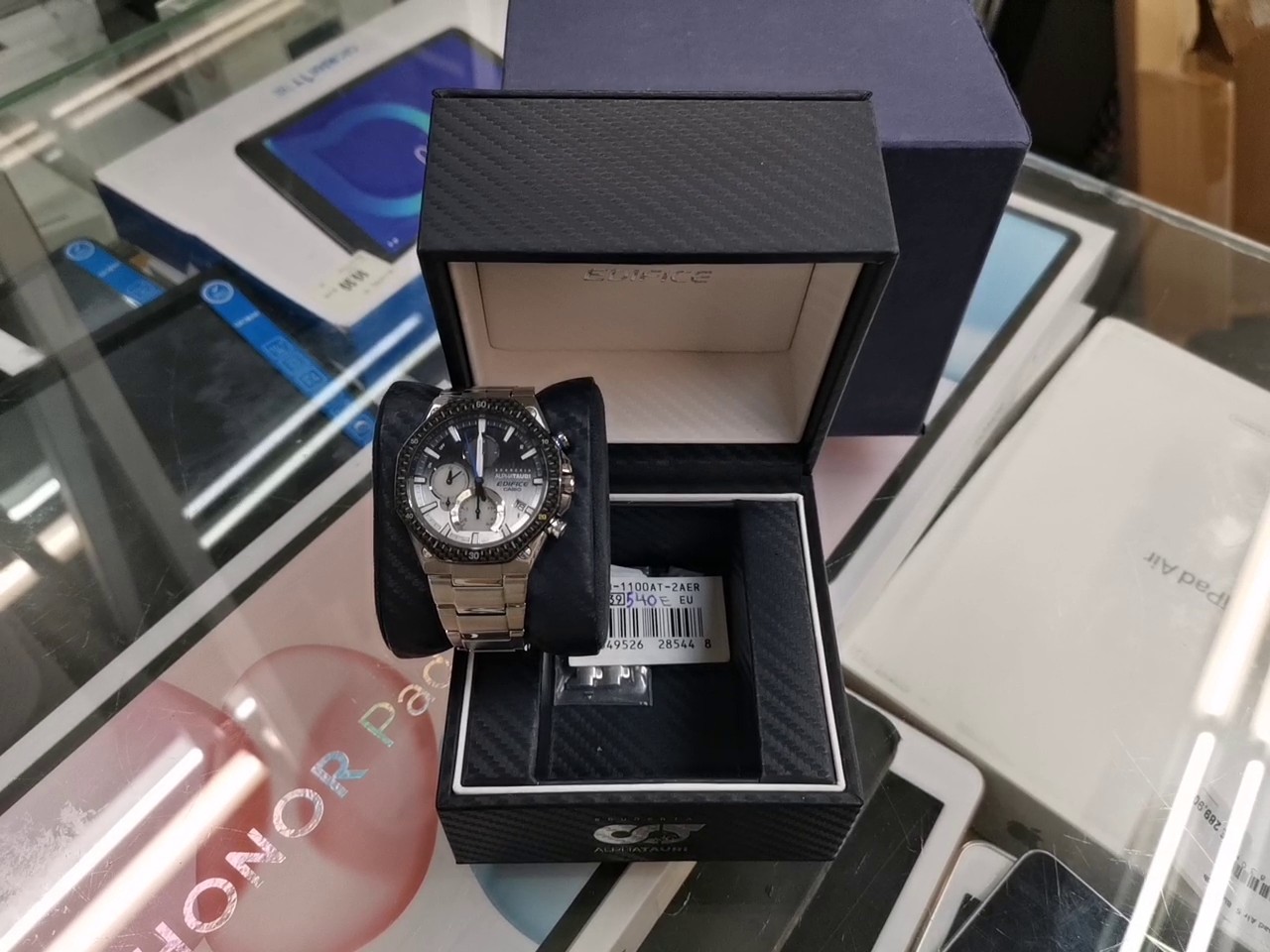 Casio Edifice EQB-1100AT-2020 Blau, Scuderia AlphaTauri Limited Edition, Bluetooth, Solar, Saphirglas, OVP | Zustand: Gut – Bild 3