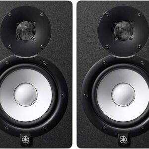 Yamaha HS8 Schwarz, Paar, Aktiver Studio-Monitor, 8 Zoll Tieftöner, 1 Zoll Hochtöner, 120 W Bi-Amp, Paarpreis inklusive Kabel | Zustand: Gut