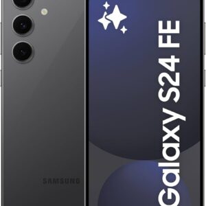 Samsung Galaxy S24 FE 2024 Graphit, 128 GB Speicher, 5G Smartphone, Triple-Kamera, brillantes Display | SimLock: Frei | Zustand: In Ordnung | Farbe: schwarz | Akku: Gut