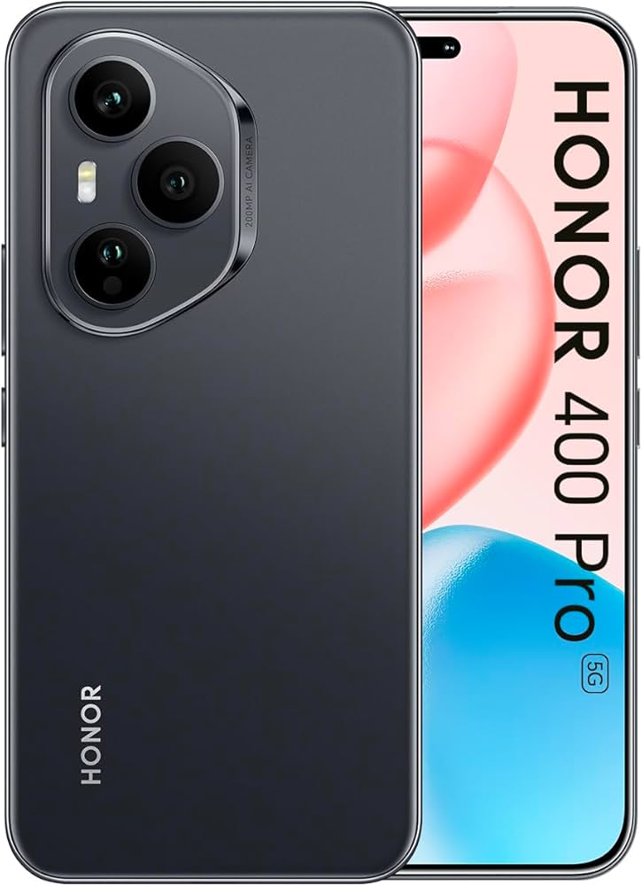Honor 400 Pro 5G Midnight Black, 12GB | 512GB, 200MP KI-Kamera, Snapdragon 8 Gen 3, 5300mAh Akku, 120Hz AMOLED, OVP | SimLock: Frei | Zustand: Neu | Farbe: schwarz | Akku: 100% – Bild 2