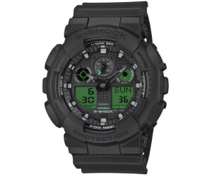 Casio G-Shock GA-100BEG-1AER Schwarz Grün, Analog-Digitale Herrenuhr aus der Black & Electro Green Kollektion, stoßfest, 20 Bar wasserdicht, OVP | Zustand: Wie Neu
