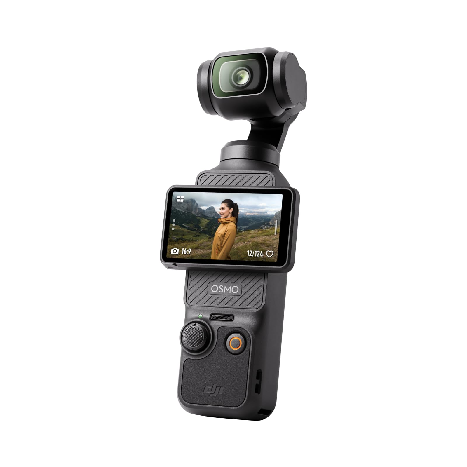 DJI Osmo Pocket 3, Kompakte 4K-Gimbal-Kamera mit 1-Zoll-Sensor, 2-Zoll-Touchscreen und inkludierter Tragetasche. | Zustand: Sehr Gut