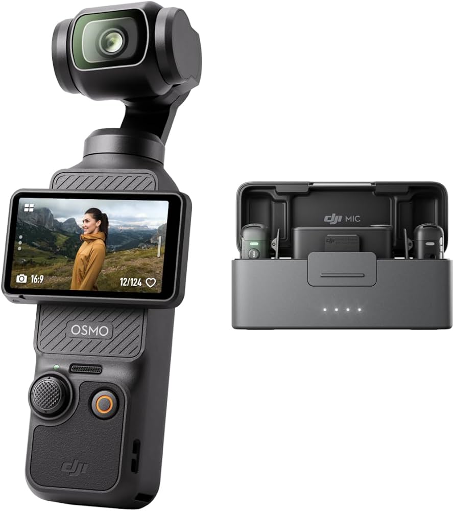 DJI Osmo Pocket 3, Kompakte 4K-Gimbal-Kamera mit 1-Zoll-Sensor, 2-Zoll-Touchscreen und inkludierter Tragetasche. | Zustand: Sehr Gut – Bild 3