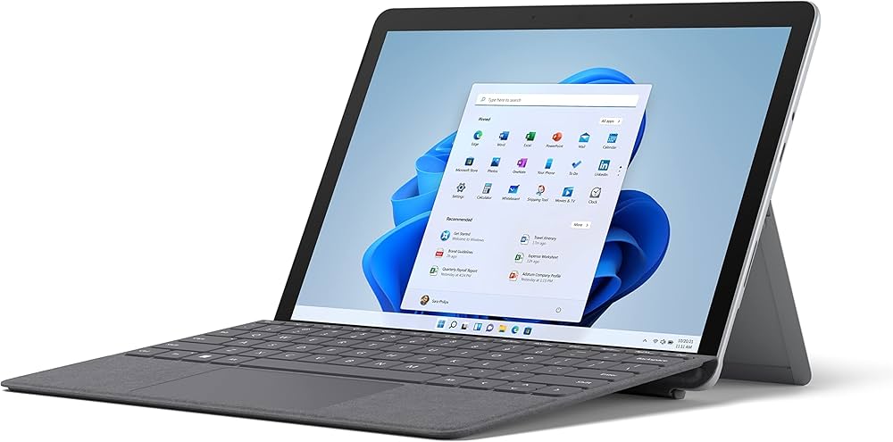 Microsoft Surface Go 3, Intel Core i3, 8GB, 64GB SSD, 10,5 Zoll Touch-Display, inkl. Ladegerät, Farbe: Platin | Zustand: Gut – Bild 2