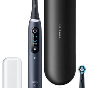 Oral-B iO Series 9N Black Onyx, Elektrische Zahnbürste mit interaktivem Farbdisplay, KI-Zahn-Tracking, Lade-Reiseetui und 2 Aufsteckbürsten, ovp | Zustand: Neu