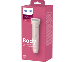 Philips BRL128/00 Series 6000 Rötlich, Körperrasierer, Wet & Dry, 3-Klingen-System, abgerundete Trimmerspitzen, OVP | Zustand: Neu