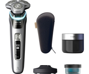 Philips XP9204/30 i9000 Prestige Dark Slate, Elektrischer Nass- und Trockenrasierer mit SkinIQ, Reinigungsstation und Etui, originalverpackt | Zustand: Neu