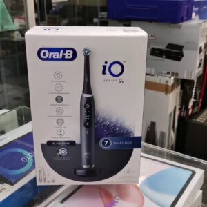 Oral-B iO Series 9N Black Onyx, Elektrische Zahnbürste mit 7 Smart-Modi, Farbdisplay, Andruckkontrolle, Lade-Reiseetui und OVP | Zustand: Neu
