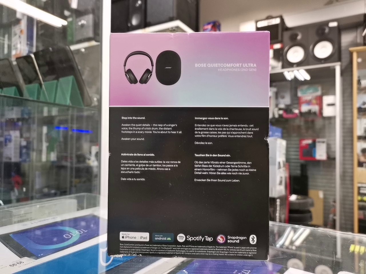 Bose QuietComfort Ultra (2. Gen) Schwarz, Kabellose Over-Ear-Kopfhörer mit Noise-Cancelling, Spatial Audio und ovp | Zustand: Neu – Bild 5