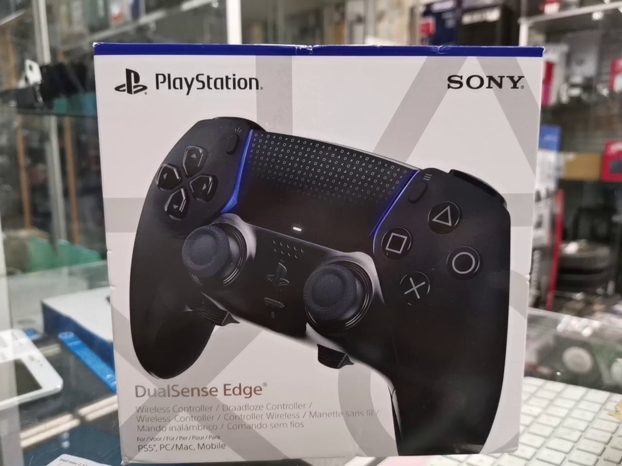 Sony DualSense Edge Wireless , Pro Controller für PlayStation 5 mit anpassbaren Tasten, austauschbaren Stick-Modulen und OVP | Zustand: Neu – Bild 2