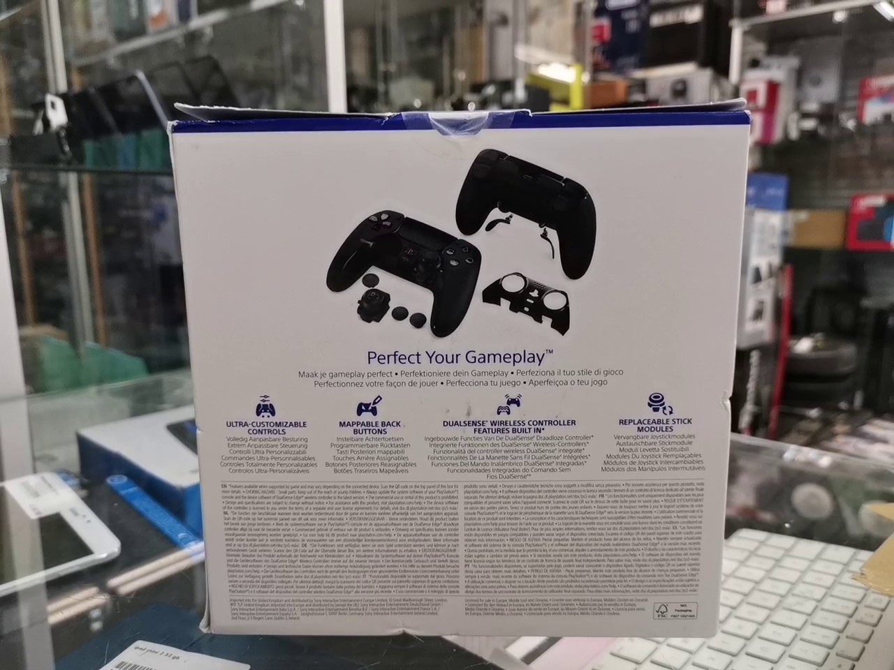 Sony DualSense Edge Wireless , Pro Controller für PlayStation 5 mit anpassbaren Tasten, austauschbaren Stick-Modulen und OVP | Zustand: Neu – Bild 3