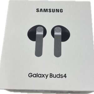 Samsung Galaxy Buds4 Schwarz, Kabellose In-Ear-Kopfhörer mit neuem Metall-Blade-Design, sattem Sound und ovp | Zustand: Neu