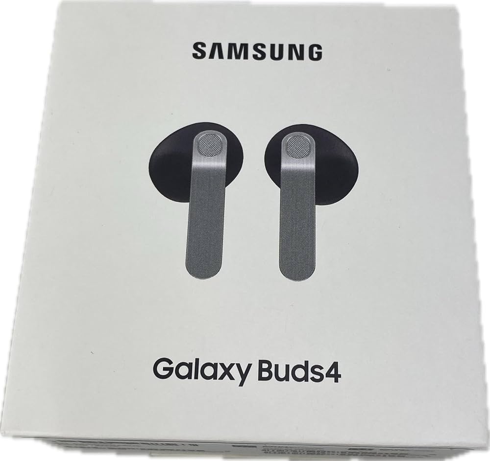 Samsung Galaxy Buds4 Schwarz, Kabellose In-Ear-Kopfhörer mit neuem Metall-Blade-Design, sattem Sound und ovp | Zustand: Neu
