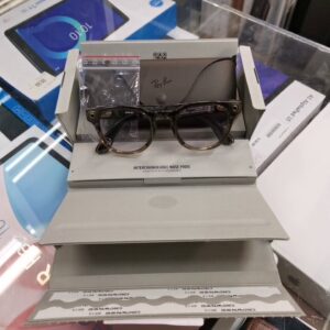 Ray-Ban Meta Scriber Optics Gen 2, 2026, Transparentes Steingrau Beige, OVP geöffnet für Test, inkl. Originalrechnung vom 17.08.2026 | Zustand: Neu