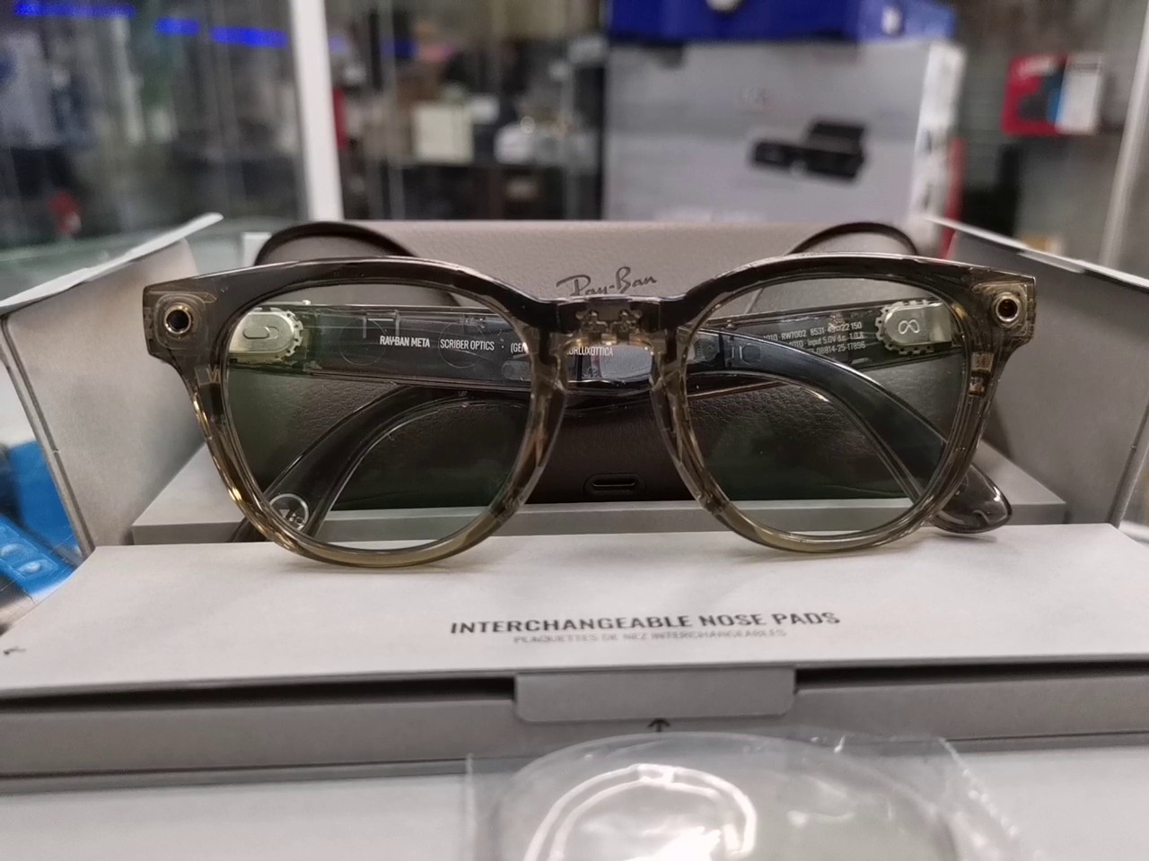 Ray-Ban Meta Scriber Optics 0RW7002 8531 Beige, Smart Glasses, Gen 2, Kunststoff, Panto, inkl. OVP & Originalrechnung vom 17.08.2026 | Zustand: Neu – Bild 3