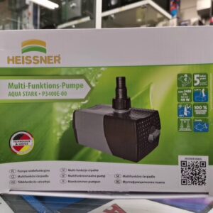 Heissner Aqua Stark Eco P3400E-00, Multifunktionspumpe 2100-3400 l | h, 49 W, flachansaugend, trocken und nass aufstellbar, ovp | Zustand: Neu