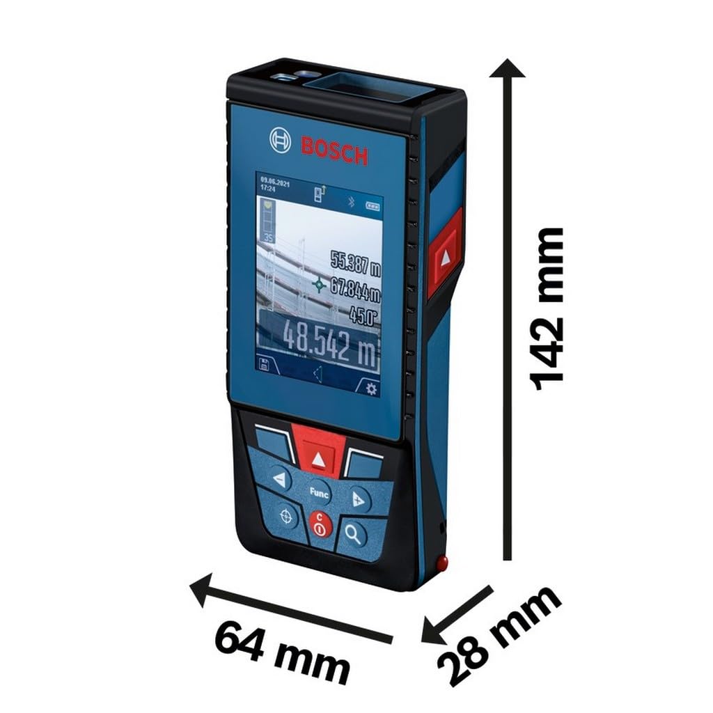 Bosch GLM 100-25 C Blau, Laser-Entfernungsmesser inkl. Tasche, OVP, Zieltafel und USB-Kabel | Zustand: Neu – Bild 2
