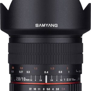 Samyang 10mm f/2,8 ED AS NCS CS Sony E, Ultraweitwinkel-Objektiv für APS-C, manueller Fokus, inkl. Tasche | Zustand: Gut