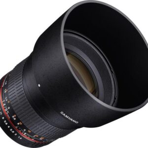 Samyang 85mm f/1.4 AS IF UMC für Sony E, Manuelles Tele-Objektiv für Vollformat und APS-C, lichtstarke Festbrennweite, inkl. Gegenlichtblende | Zustand: Sehr Gut